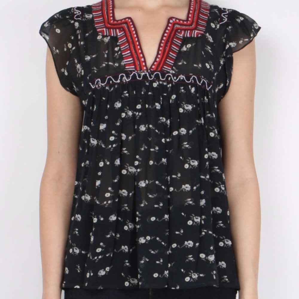 NWOT Silk Floral Blouse from Ulla Johnson